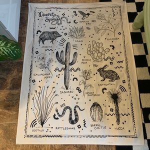 Urban Outfitters Desert Species Tapestry